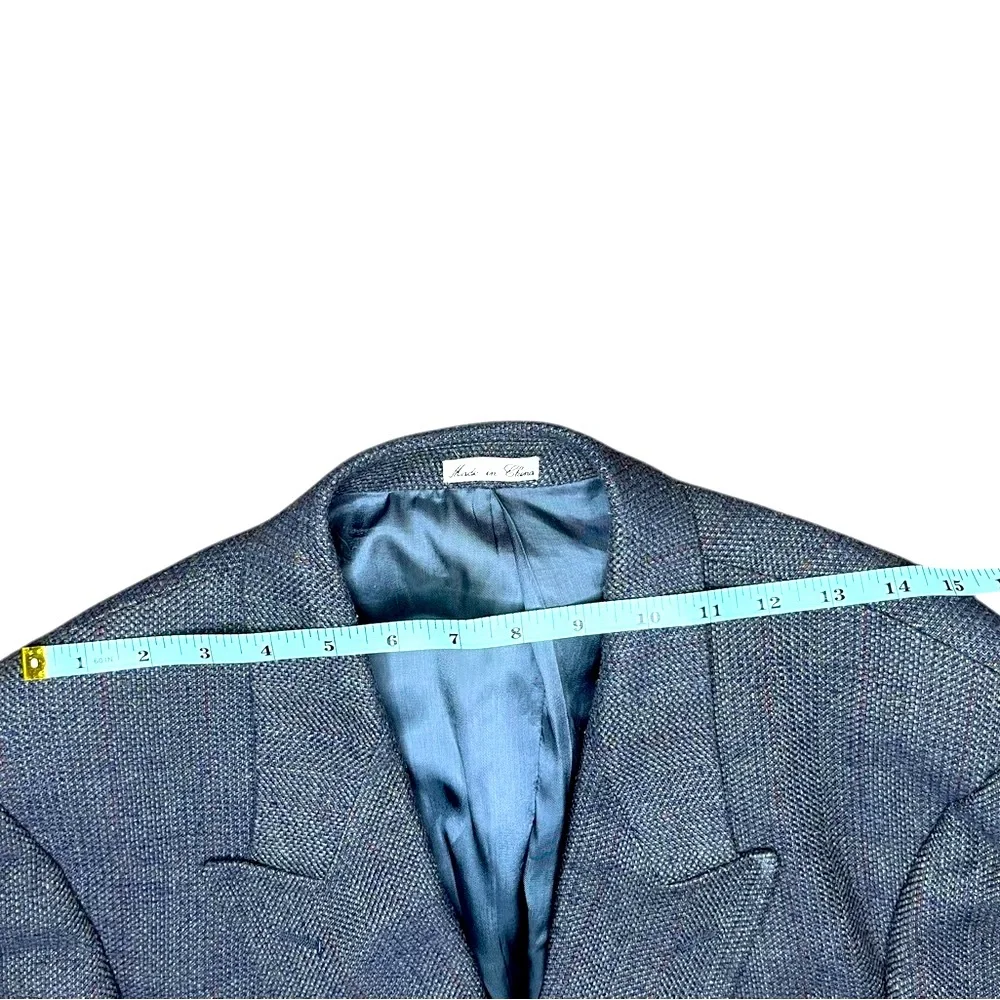 ~ Vintage Cellini Collection Blazer‎  Coat Regular 100% Silk 100% Rayon